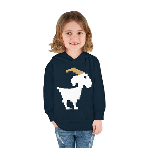 Toddlers Goat Pullover Fleece Hoodie
