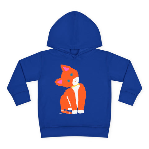 Toddlers Cat Pullover Fleece Hoodie