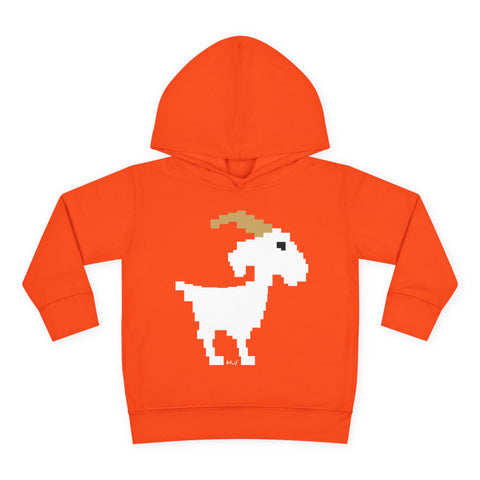 Toddlers Goat Pullover Fleece Hoodie