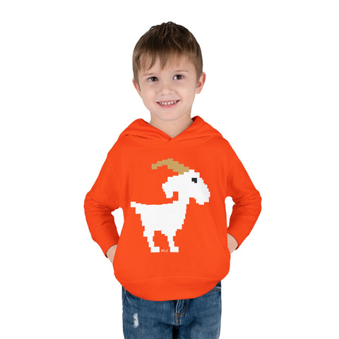 Toddlers Goat Pullover Fleece Hoodie