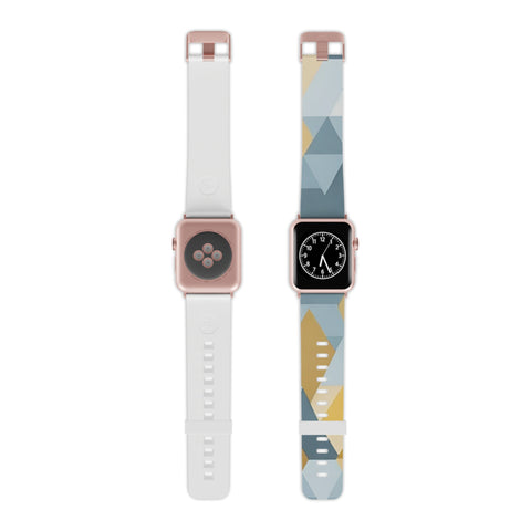 Geometric Pattern Apple Watch Band - Stylish & Modern Design