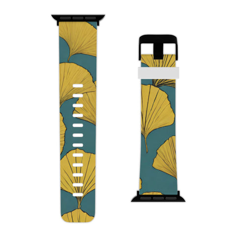 Ginkgo Leaf Apple Watch Band - Stylish and Versatile Strap