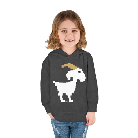 Toddlers Goat Pullover Fleece Hoodie
