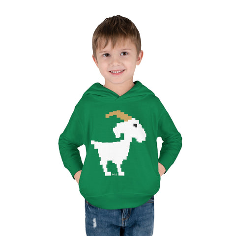 Toddlers Goat Pullover Fleece Hoodie