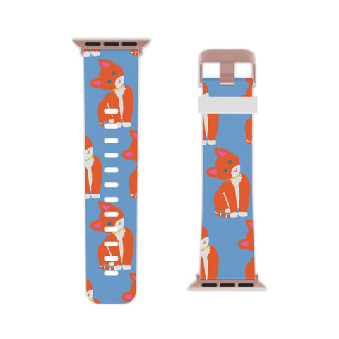 Cute Cat Print Apple Watch Band - Whimsical Design for Animal Lovers