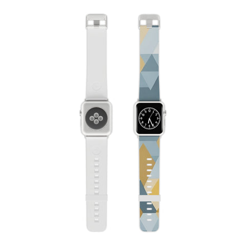 Geometric Pattern Apple Watch Band - Stylish & Modern Design