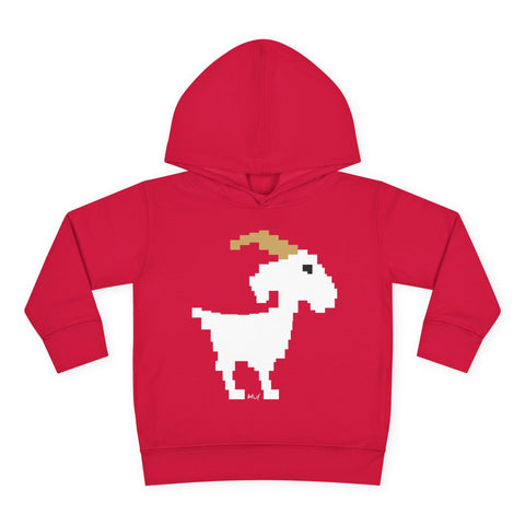 Toddlers Goat Pullover Fleece Hoodie