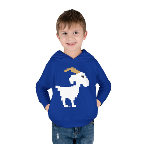 Toddlers Goat Pullover Fleece Hoodie