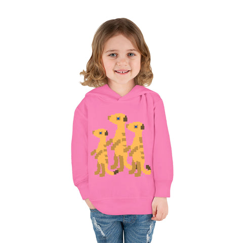 Toddlers Meerkats Pullover Fleece Hoodie