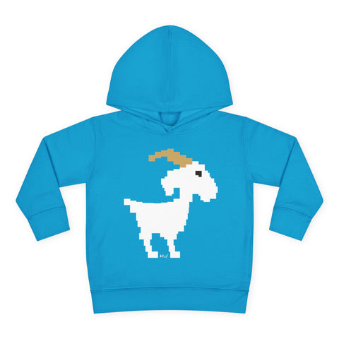 Toddlers Goat Pullover Fleece Hoodie