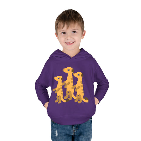 Toddlers Meerkats Pullover Fleece Hoodie