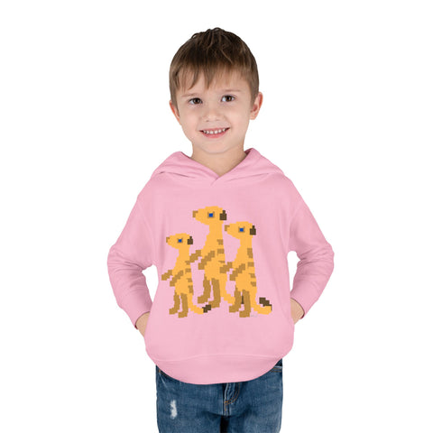 Toddlers Meerkats Pullover Fleece Hoodie