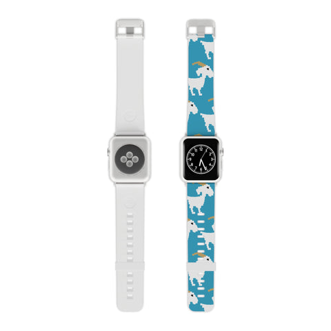 Fun Goat Apple Watch Band - Stylish and Trendy Silicone Strap for Kids & Adults