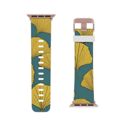 Ginkgo Leaf Apple Watch Band - Stylish and Versatile Strap