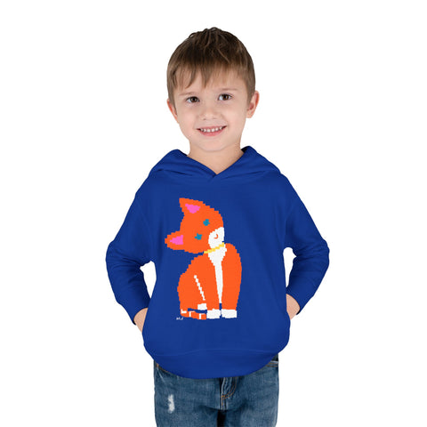 Toddlers Cat Pullover Fleece Hoodie