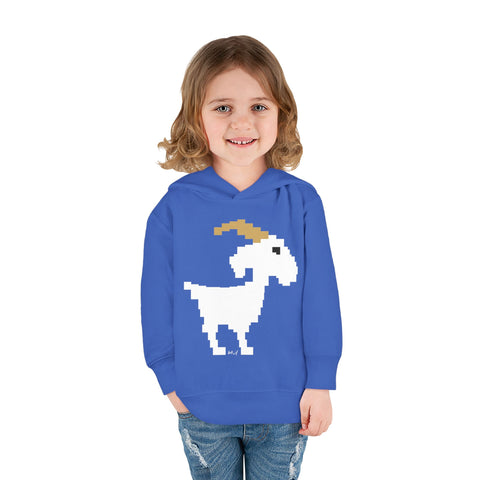 Toddlers Goat Pullover Fleece Hoodie