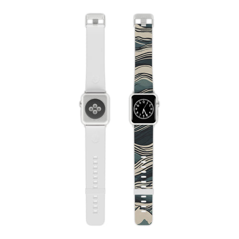 Stylish Wave Pattern Apple Watch Band - Trendy Wearable Accessory