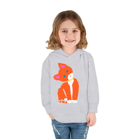 Toddlers Cat Pullover Fleece Hoodie