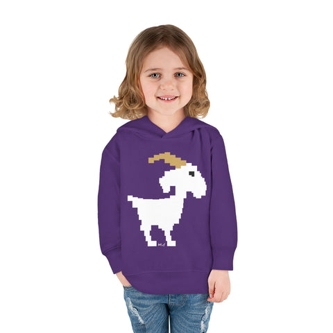 Toddlers Goat Pullover Fleece Hoodie