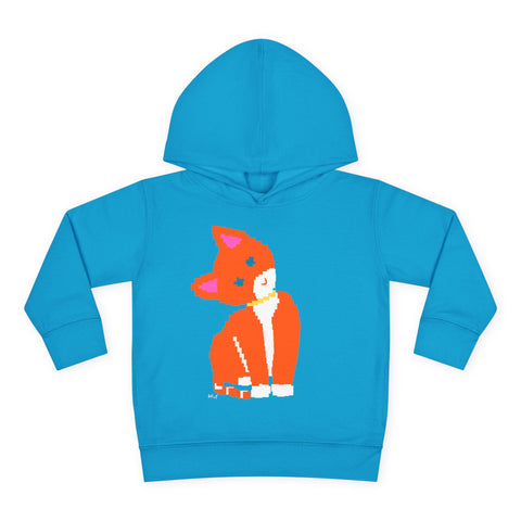 Toddlers Cat Pullover Fleece Hoodie