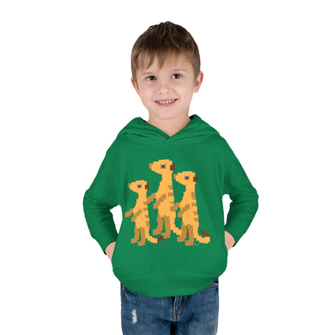 Toddlers Meerkats Pullover Fleece Hoodie