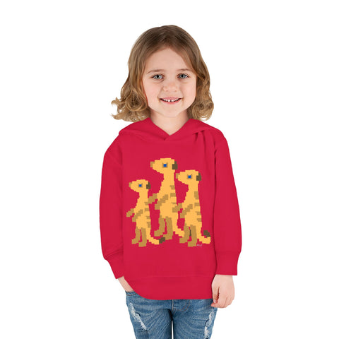 Toddlers Meerkats Pullover Fleece Hoodie