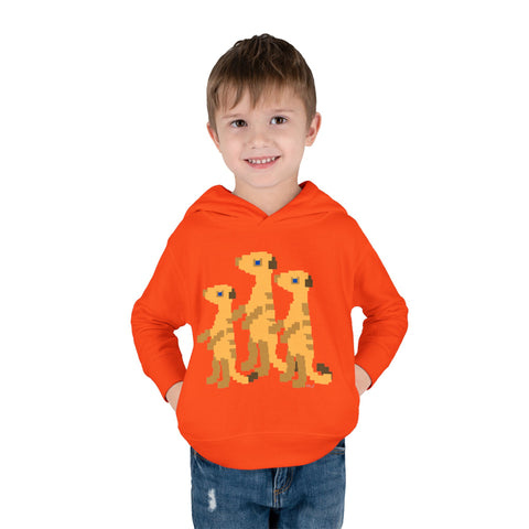 Toddlers Meerkats Pullover Fleece Hoodie