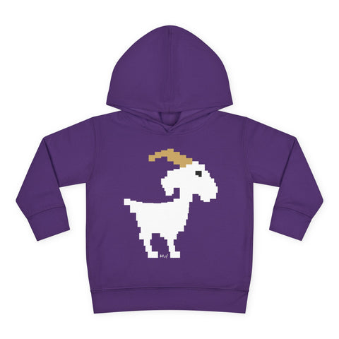Toddlers Goat Pullover Fleece Hoodie
