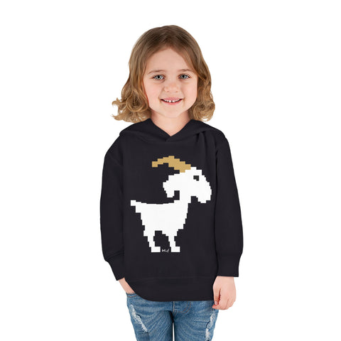 Toddlers Goat Pullover Fleece Hoodie