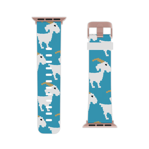 Fun Goat Apple Watch Band - Stylish and Trendy Silicone Strap for Kids & Adults
