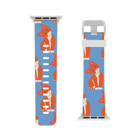 Cute Cat Print Apple Watch Band - Whimsical Design for Animal Lovers