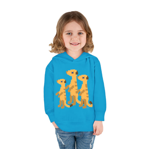 Toddlers Meerkats Pullover Fleece Hoodie
