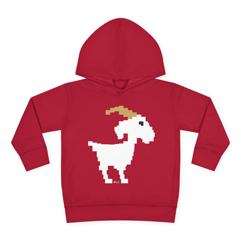 Toddlers Goat Pullover Fleece Hoodie