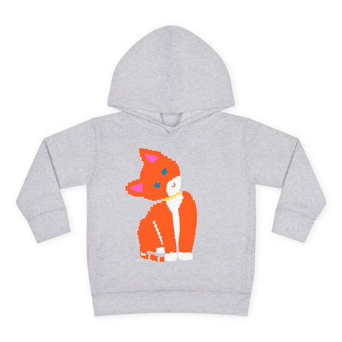 Toddlers Cat Pullover Fleece Hoodie