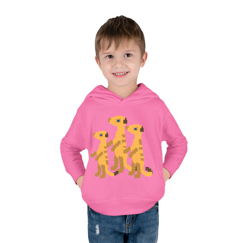 Toddlers Meerkats Pullover Fleece Hoodie