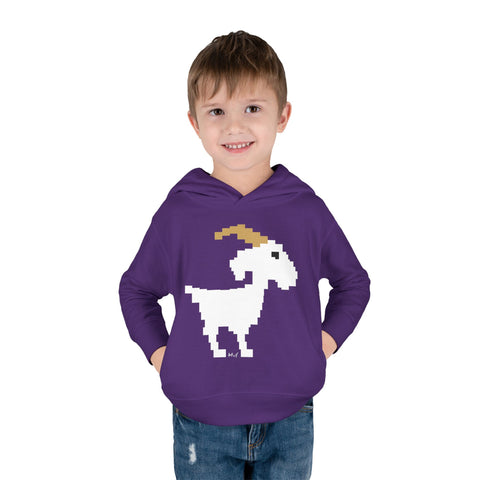 Toddlers Goat Pullover Fleece Hoodie