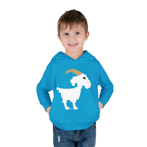 Toddlers Goat Pullover Fleece Hoodie