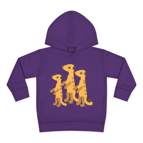 Toddlers Meerkats Pullover Fleece Hoodie