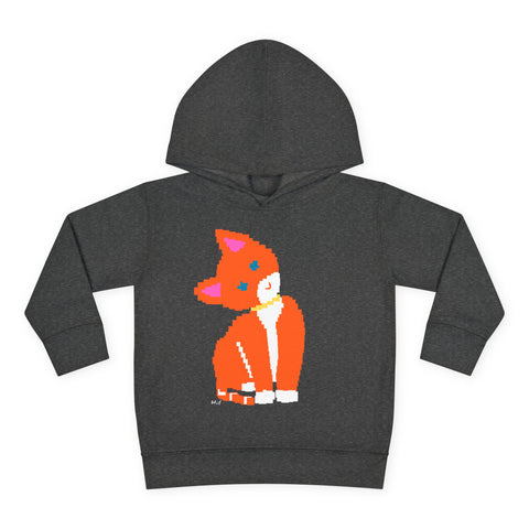 Toddlers Cat Pullover Fleece Hoodie