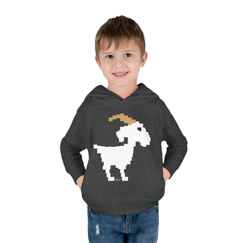 Toddlers Goat Pullover Fleece Hoodie