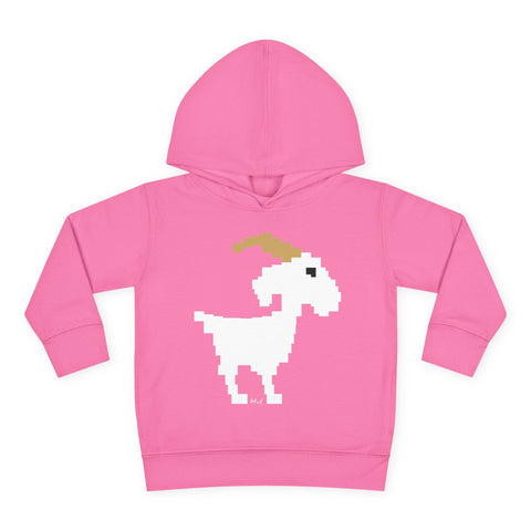 Toddlers Goat Pullover Fleece Hoodie