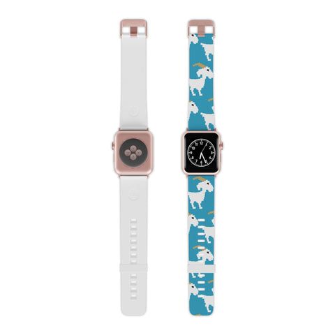Fun Goat Apple Watch Band - Stylish and Trendy Silicone Strap for Kids & Adults