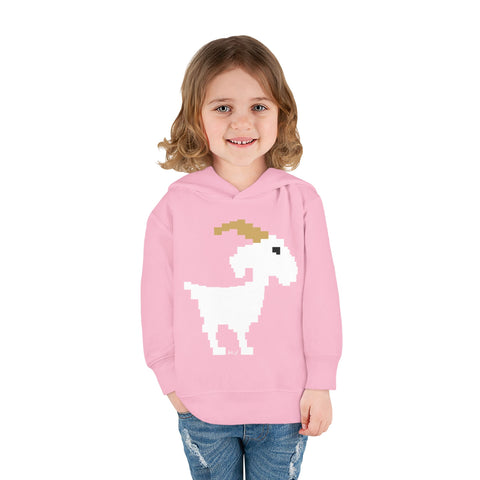 Toddlers Goat Pullover Fleece Hoodie
