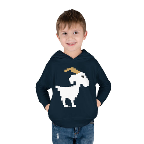 Toddlers Goat Pullover Fleece Hoodie