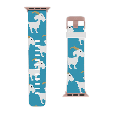 Fun Goat Apple Watch Band - Stylish and Trendy Silicone Strap for Kids & Adults