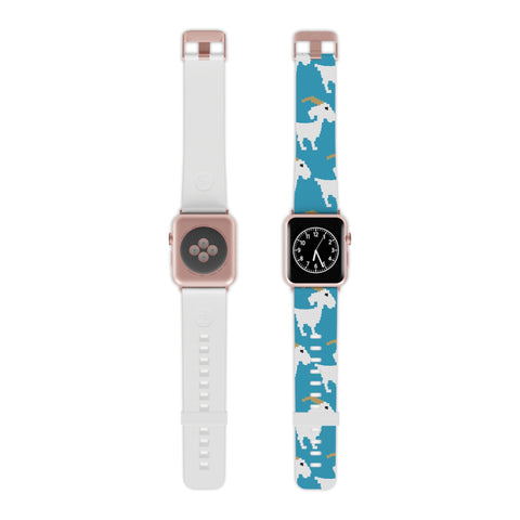 Fun Goat Apple Watch Band - Stylish and Trendy Silicone Strap for Kids & Adults