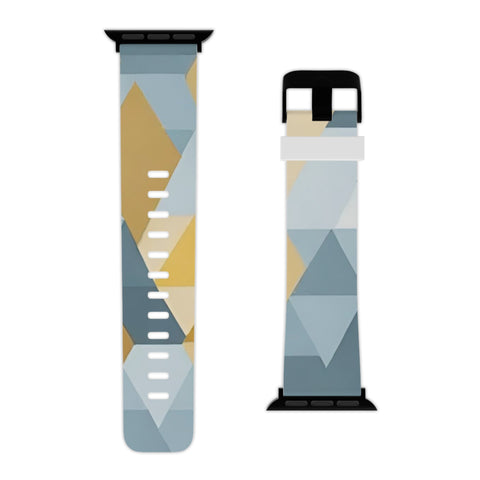 Geometric Pattern Apple Watch Band - Stylish & Modern Design