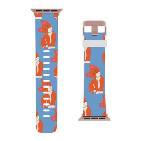 Cute Cat Print Apple Watch Band - Whimsical Design for Animal Lovers
