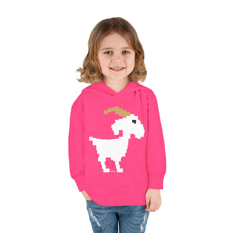 Toddlers Goat Pullover Fleece Hoodie