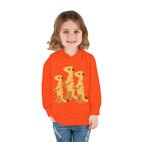 Toddlers Meerkats Pullover Fleece Hoodie